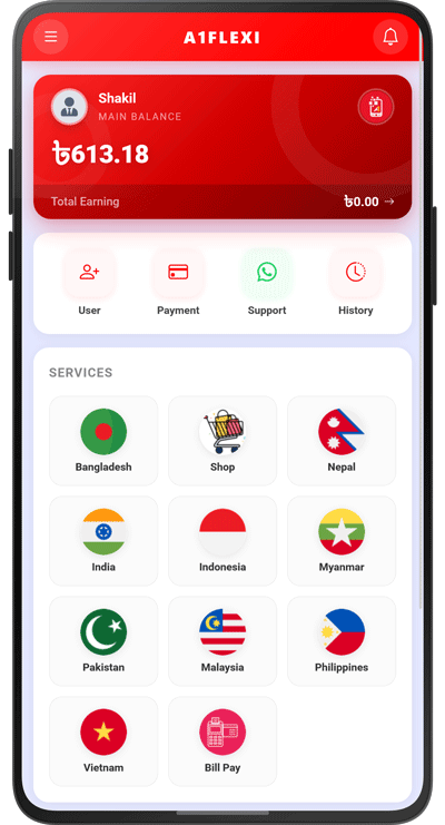 A1Flexi App Screenshot